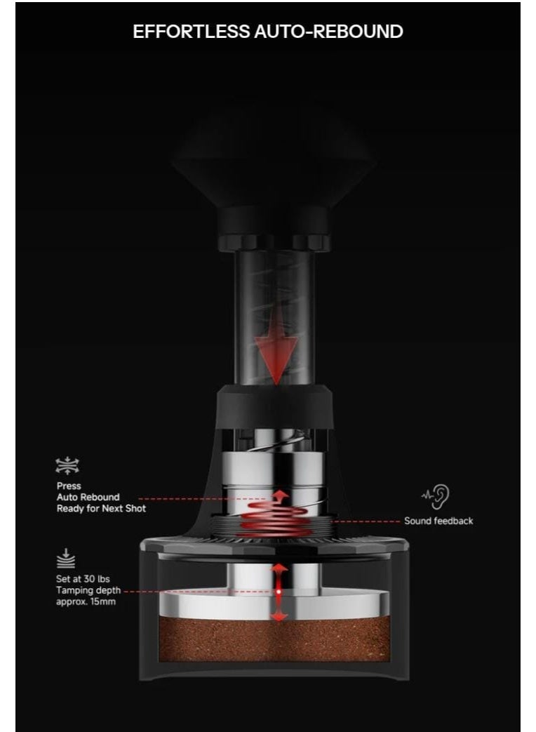 زيروهيرو مكبس ضغط قابل للتعديل ومعاير من زيرو هيرو - أداة باريستا 58 مم - Image 5